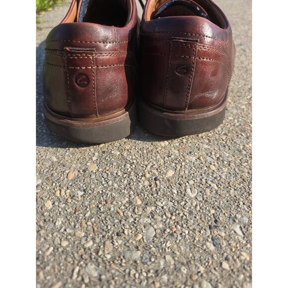 Clarks Collection Extreme Comfort Brown Leather Men\'s Derby Shoes Size 11 main image 9
